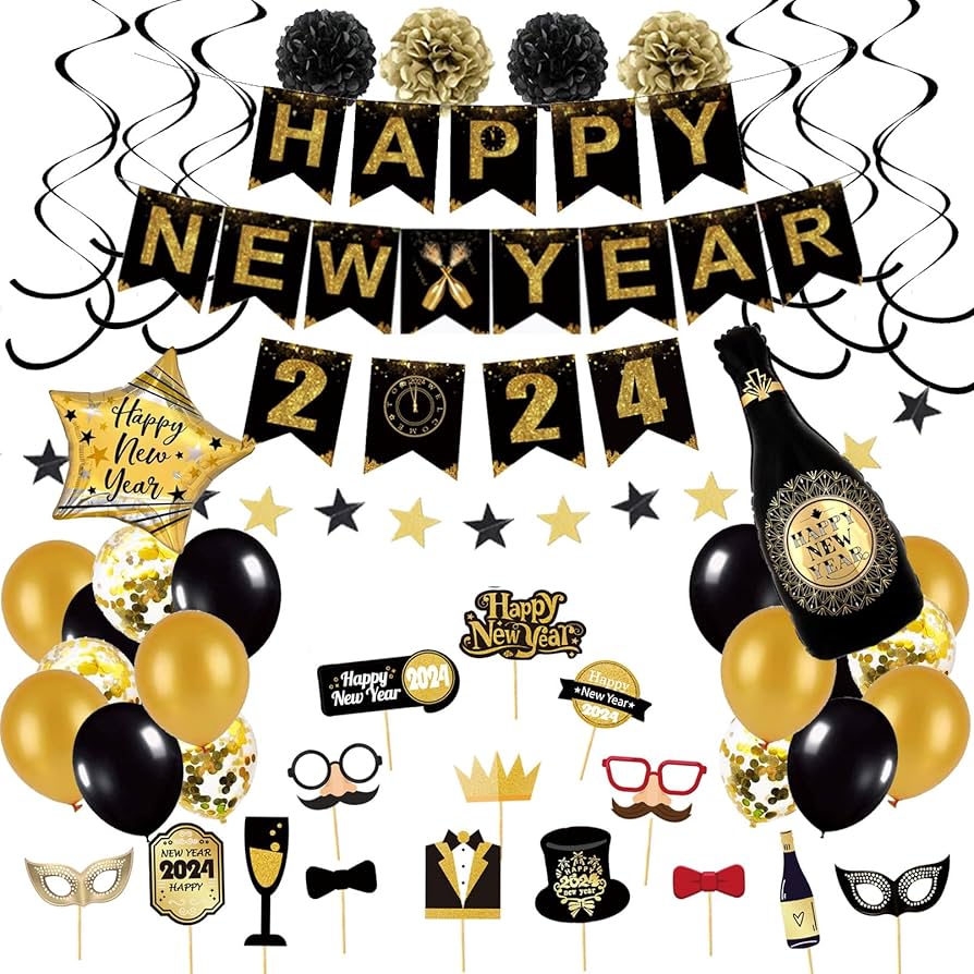 Amazon | tsuhikoverse 新年 パーティーグッズ 風船セット 年越し