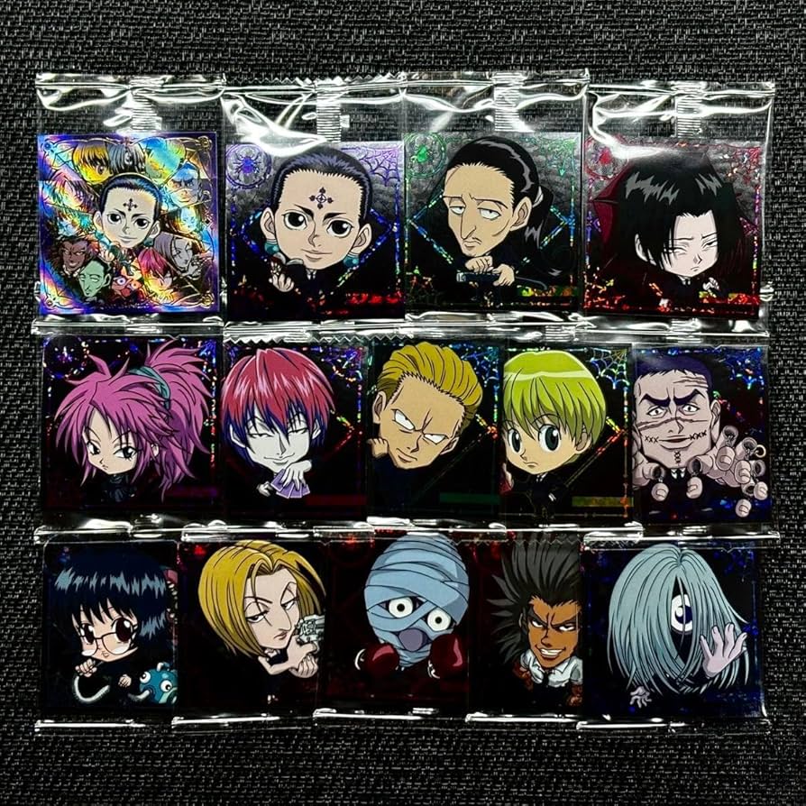 Amazon.co.jp: HUNTER×HUNTER シール×ウエハースvol.6 幻影 幻影旅団