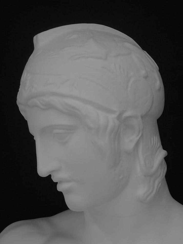 Amazon.co.jp: 石膏像 K－122 ボルゲーゼのマルス胸像（台付） H