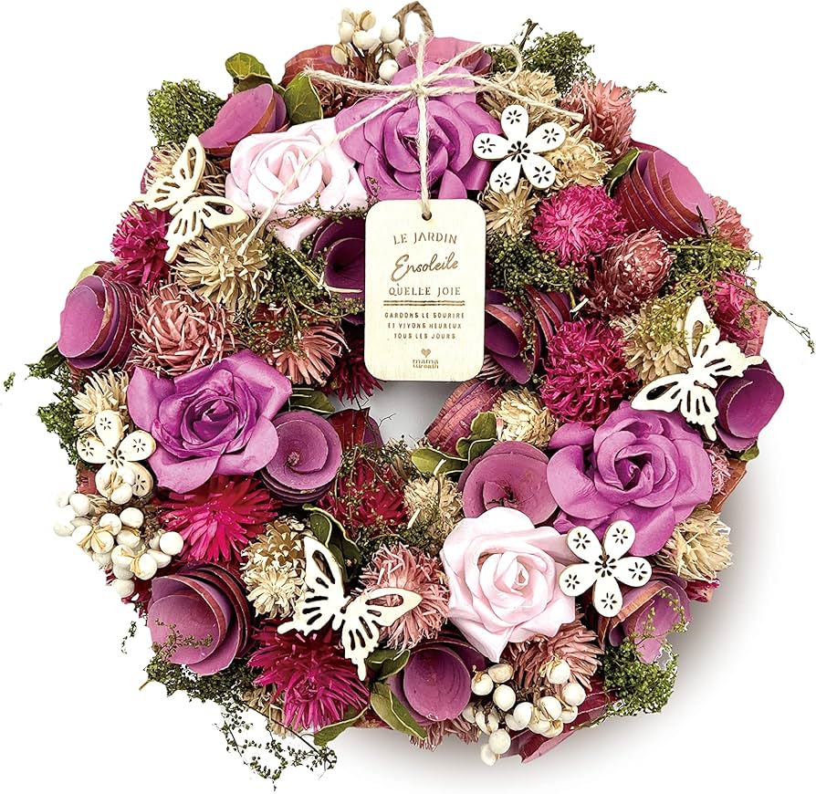 Amazon｜［ 2026年 mamawreath A フラワーリース ］リース 玄関 春