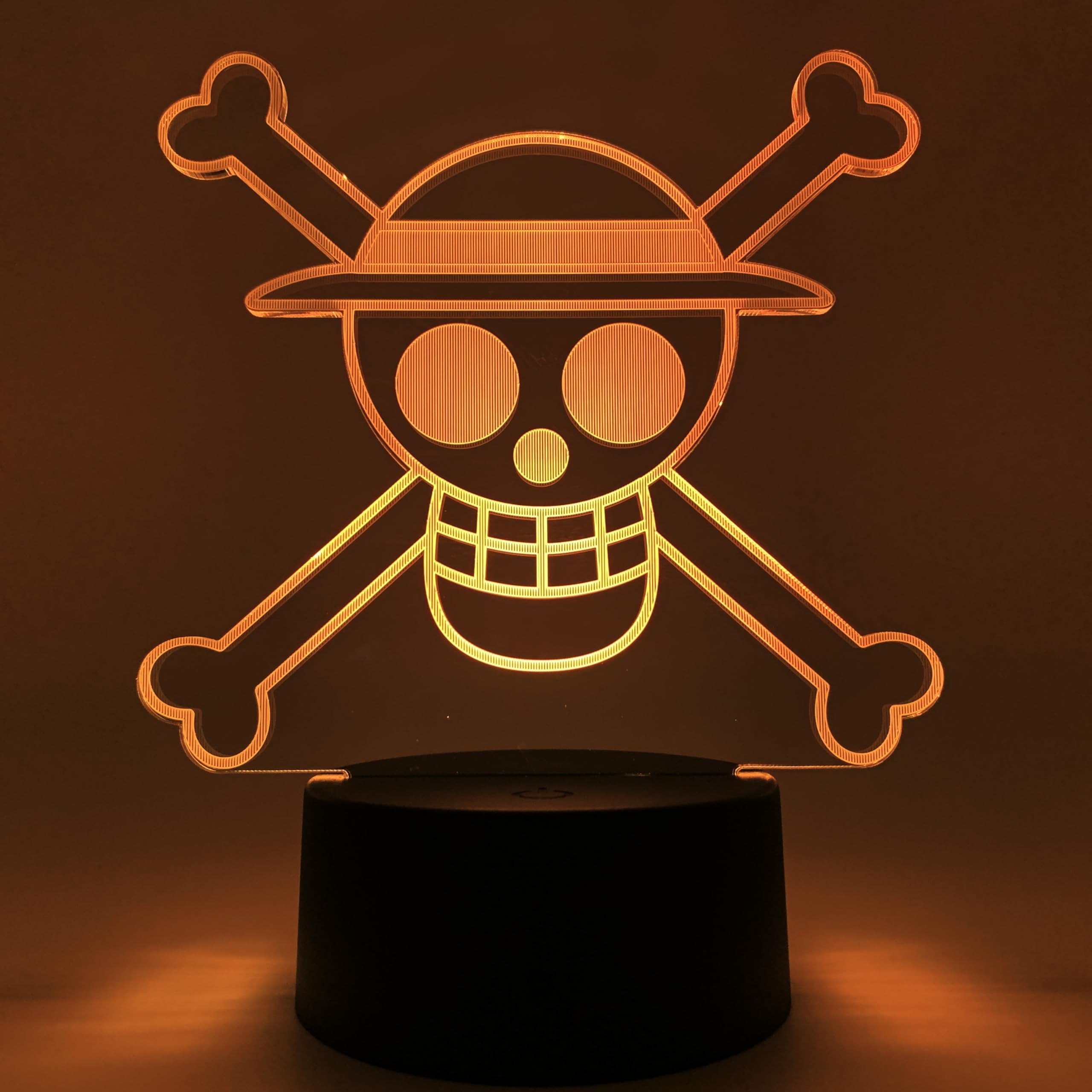 Otaku Lamps Jolly Roger One Piece – Anime Lamp Figure Night Light