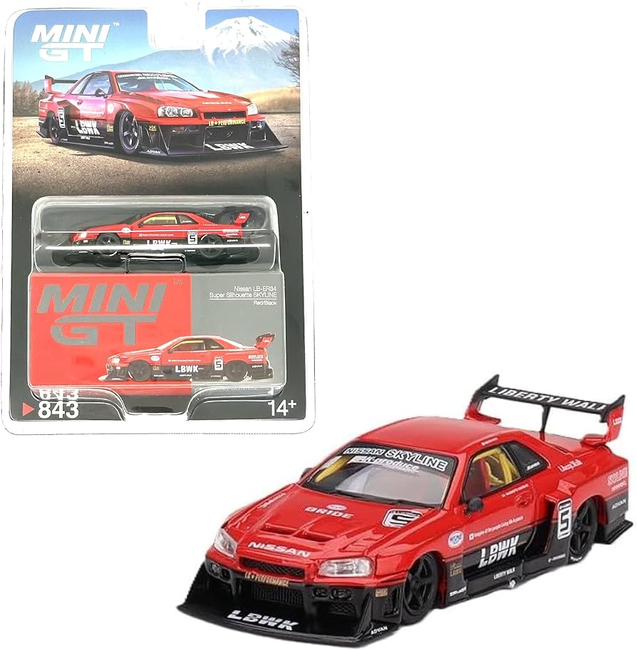 Amazon.com: Diecast Model Car Compatible with Mini GT 1:64 Nissan
