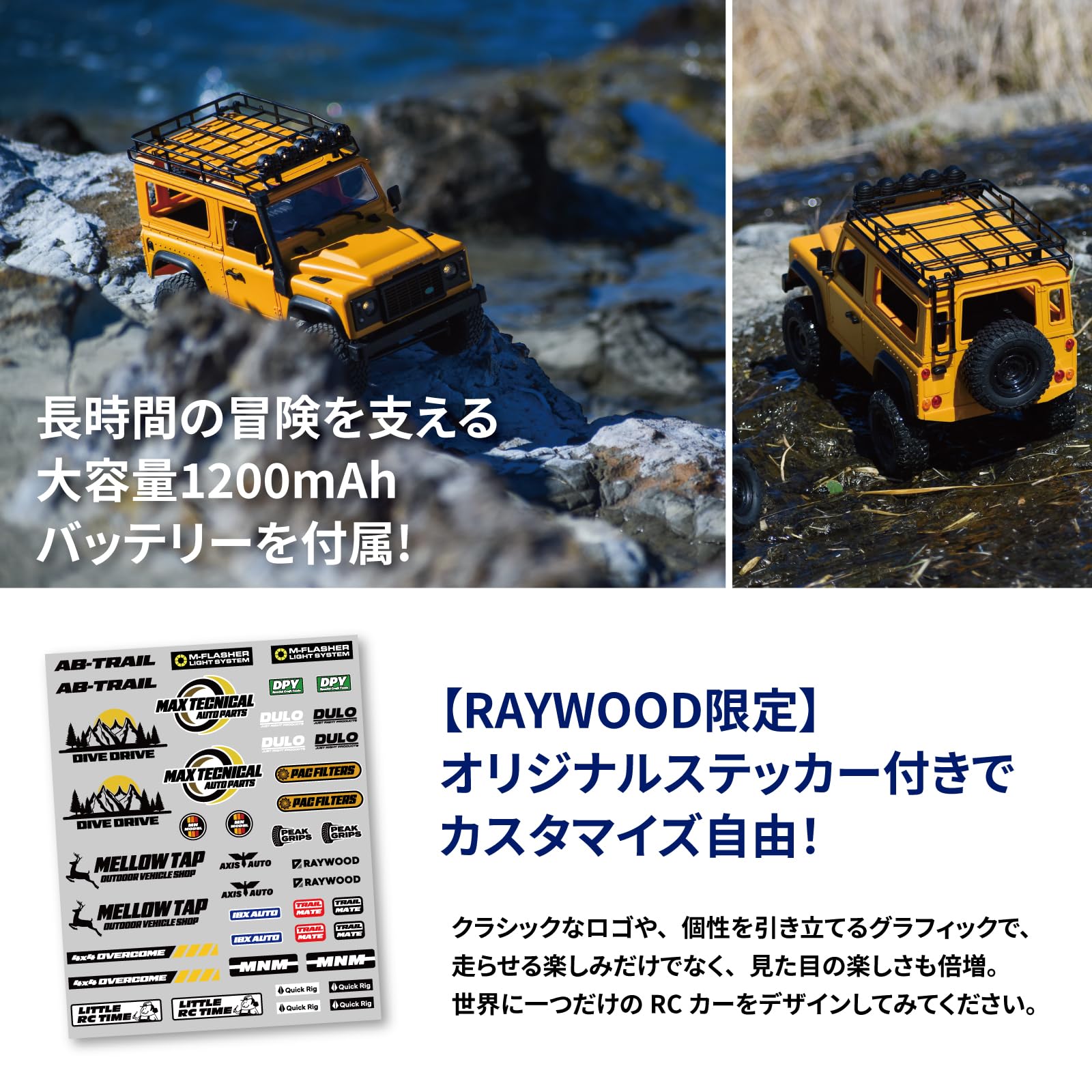 Amazon.co.jp: MNモデル ランドローバー ディフェンダー90 1/12