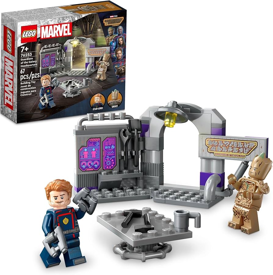 Amazon.com: LEGO Marvel Guardians of The Galaxy Headquarters 76253