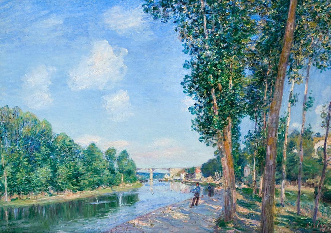 Amazon.co.jp: 世界の名画 アルフレッド・シスレー サンマメス、6月の