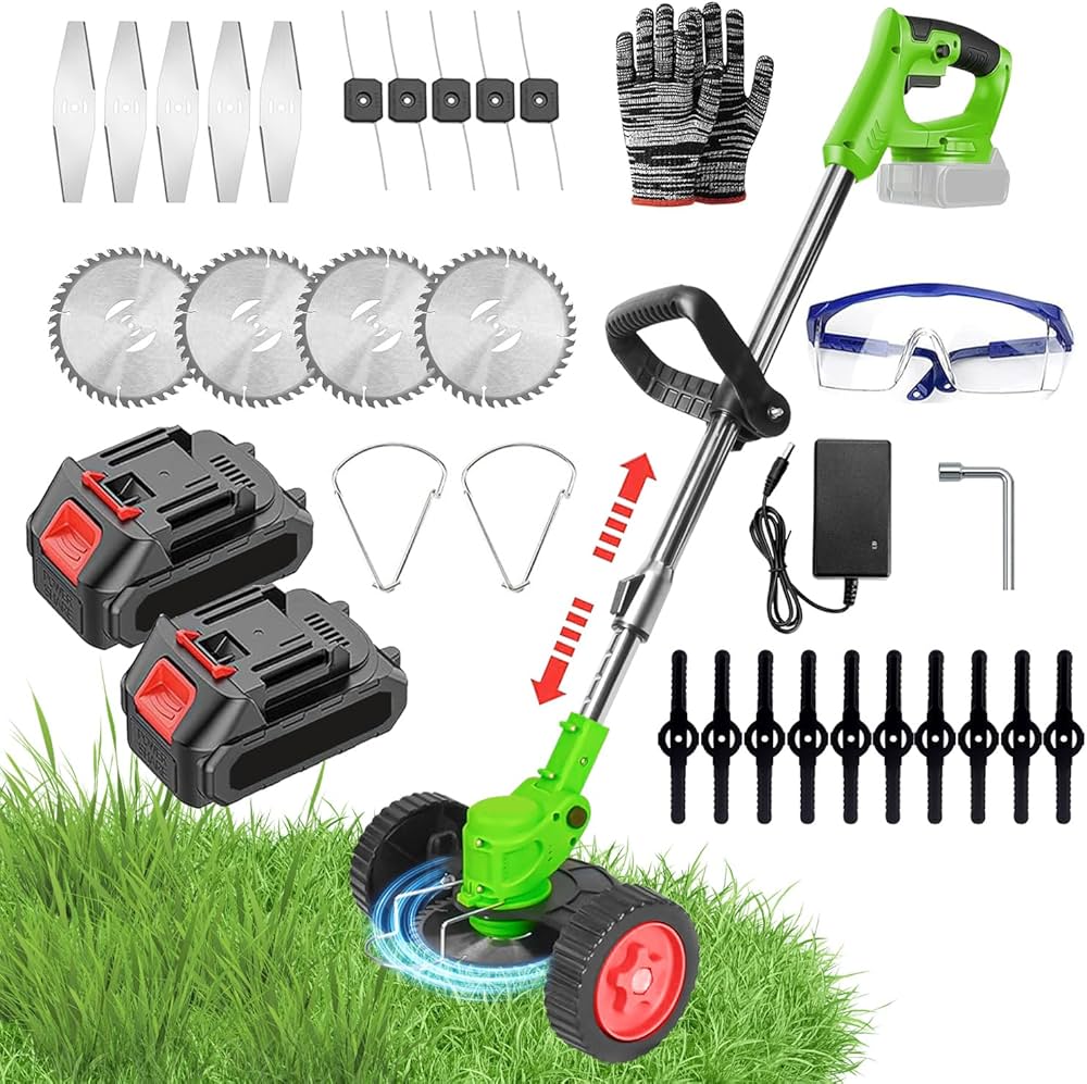 Amazon | 草刈り機 電動芝刈払機 充電式草刈機 21V 18000rpm 草刈機