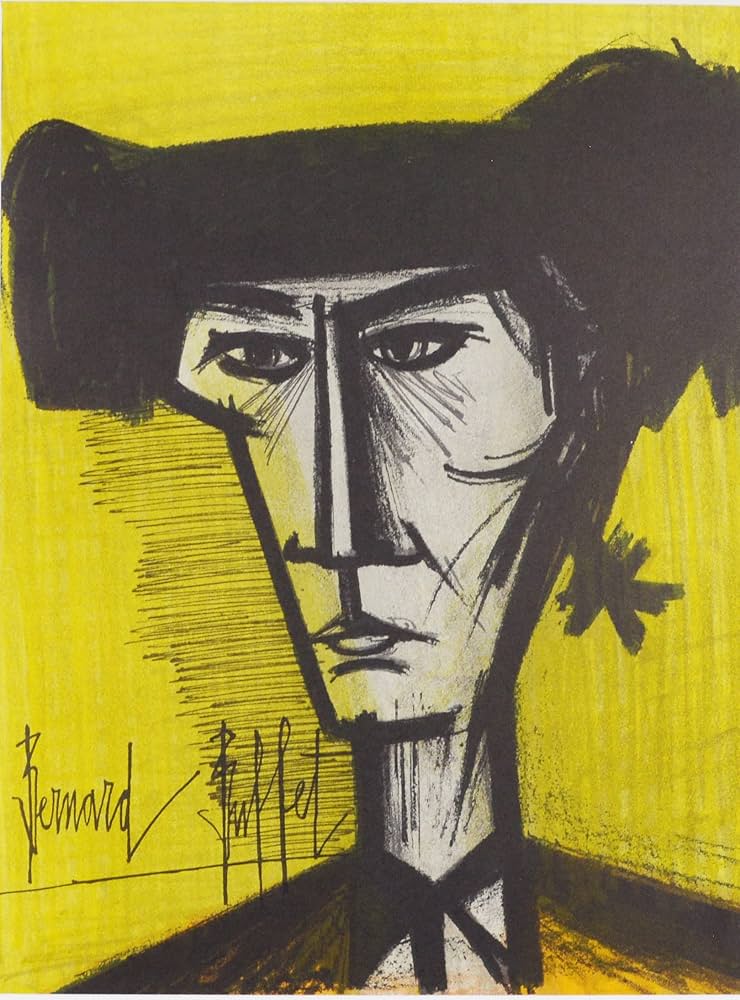 Amazon | ベルナール ビュッフェ 『闘牛士【LITHOGRAPHIES 1952-1966