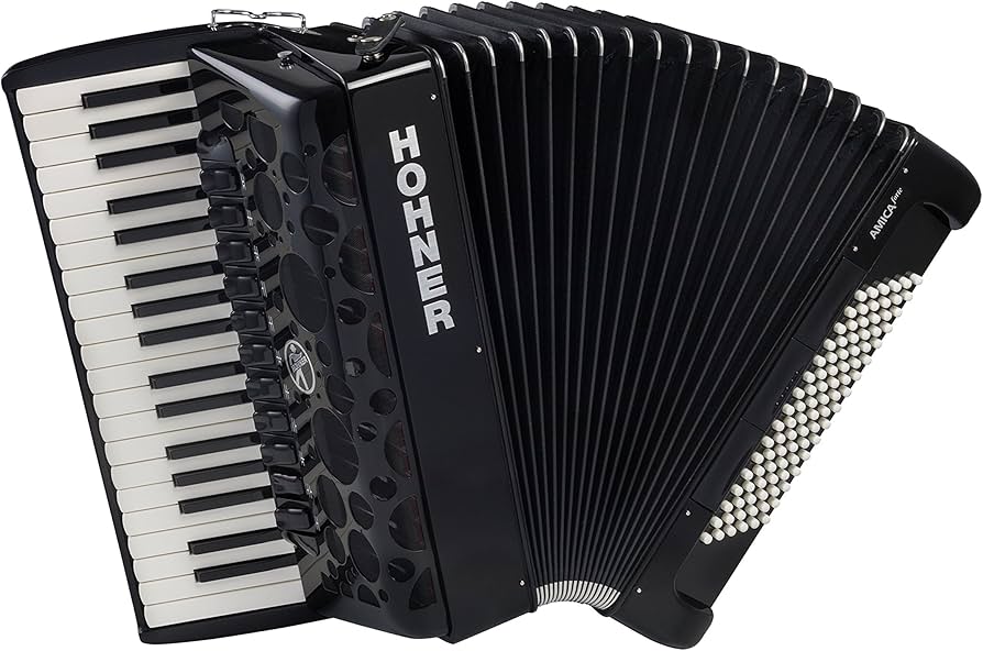 Amazon.com: Hohner Amica Forte IV 96 Chromatic Piano Key Accordion