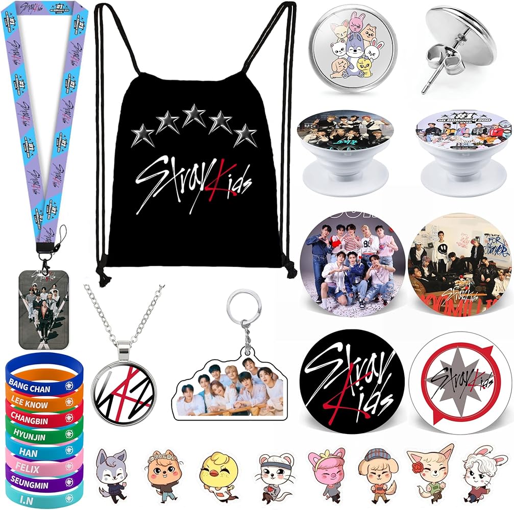 Amazon.com: eTel Like Stray Kids Gifts Set, Including Drawstring