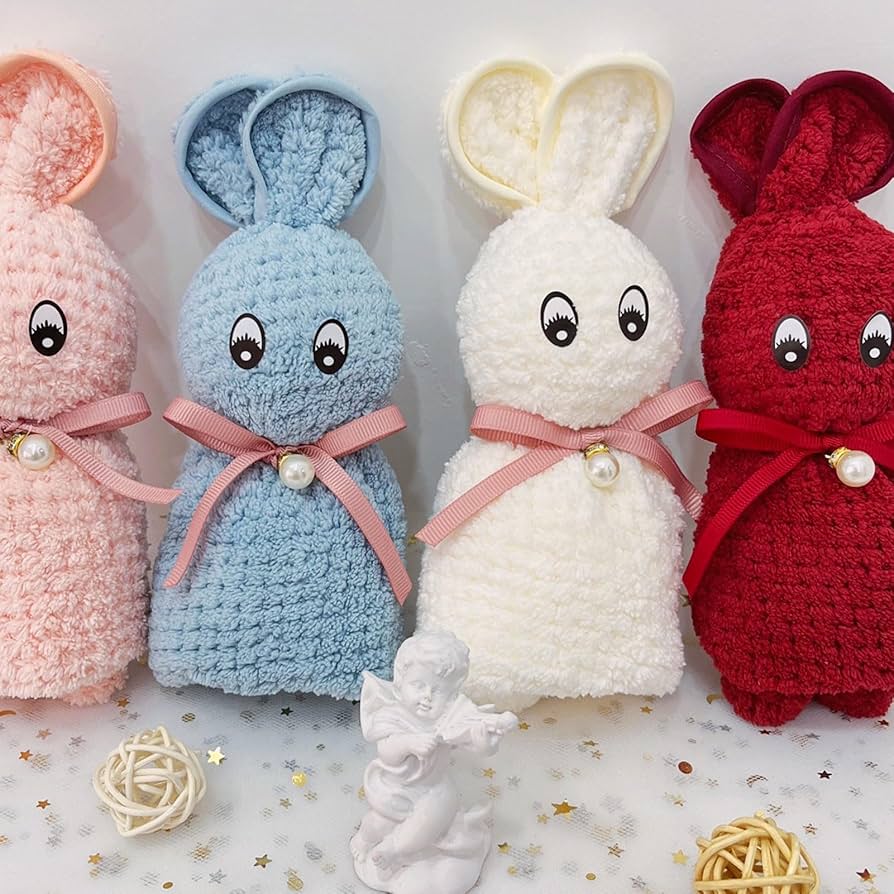 Amazon｜プチギフト タオルギフト 退職ギフト お礼 ウサギタオル