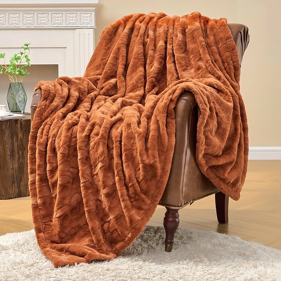 Amazon.com: Krifey Oversized Faux Fur Blanket, Super Soft Cozy
