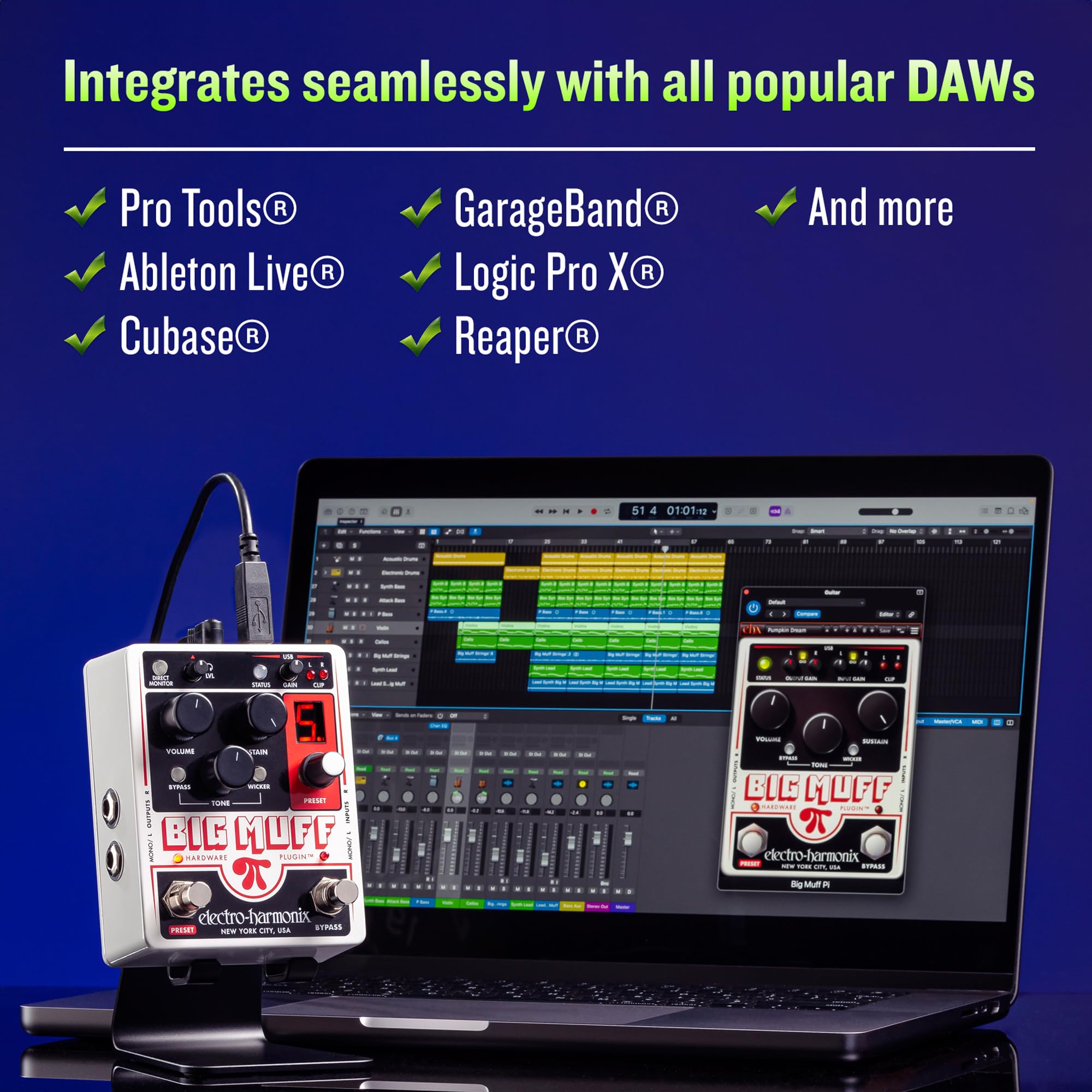 Amazon | electro-harmonix/Big Muff Pi Hardware Plugin ビッグマフ