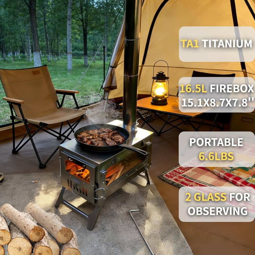 Amazon.com: DANCHEL OUTDOOR TSG Portable Small TA1 Titanium Tent