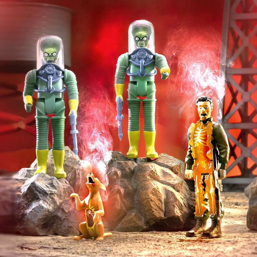 Amazon.com: Super7 Mars Attacks Burning Flesh - 3.75