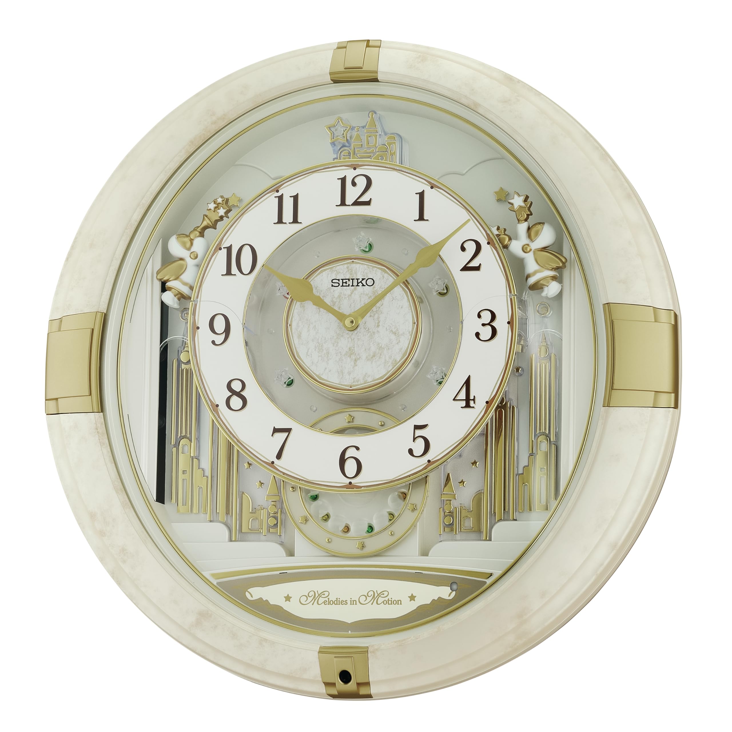 Amazon.com: Seiko QXM603WRH 12 Melodies in Motion Rotating