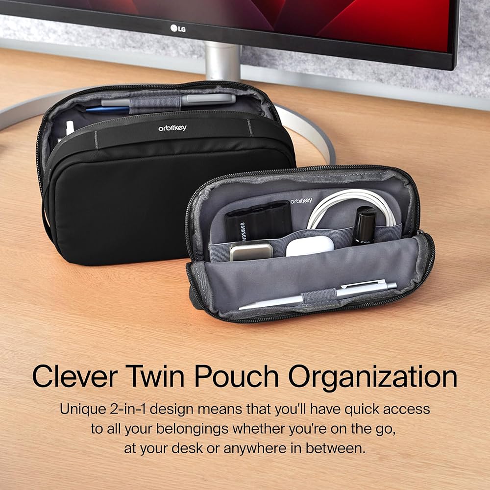 Amazon.com: Orbitkey 2-in-1 Tech Accessory Pouch with Detachable