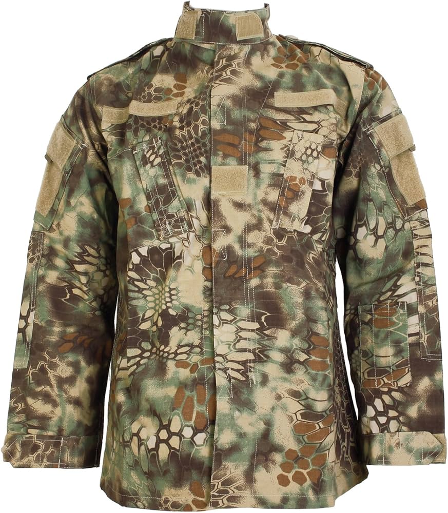 Amazon | 迷彩服 上下セット クリプテック迷彩 マンドレイク サバゲー