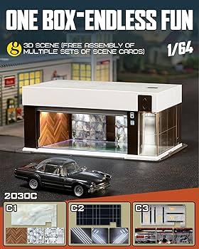 Amazon.com: MOCBURIKU 1/64 Scale Diecast Display Case for Hot