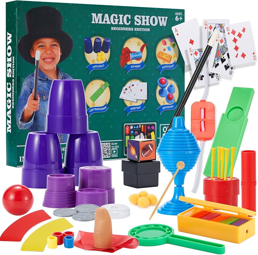 Amazon.com: ENJOCASES Simple Magic Kit Over 70 Magic Tricks for