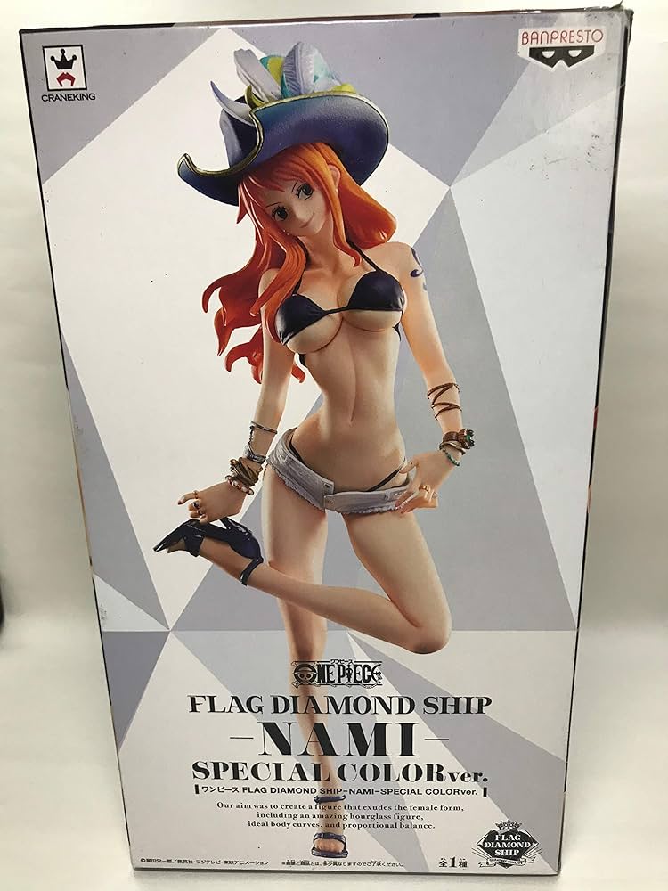 Amazon.com: Banpresto One Piece Flag Diamond Ship Nami Action
