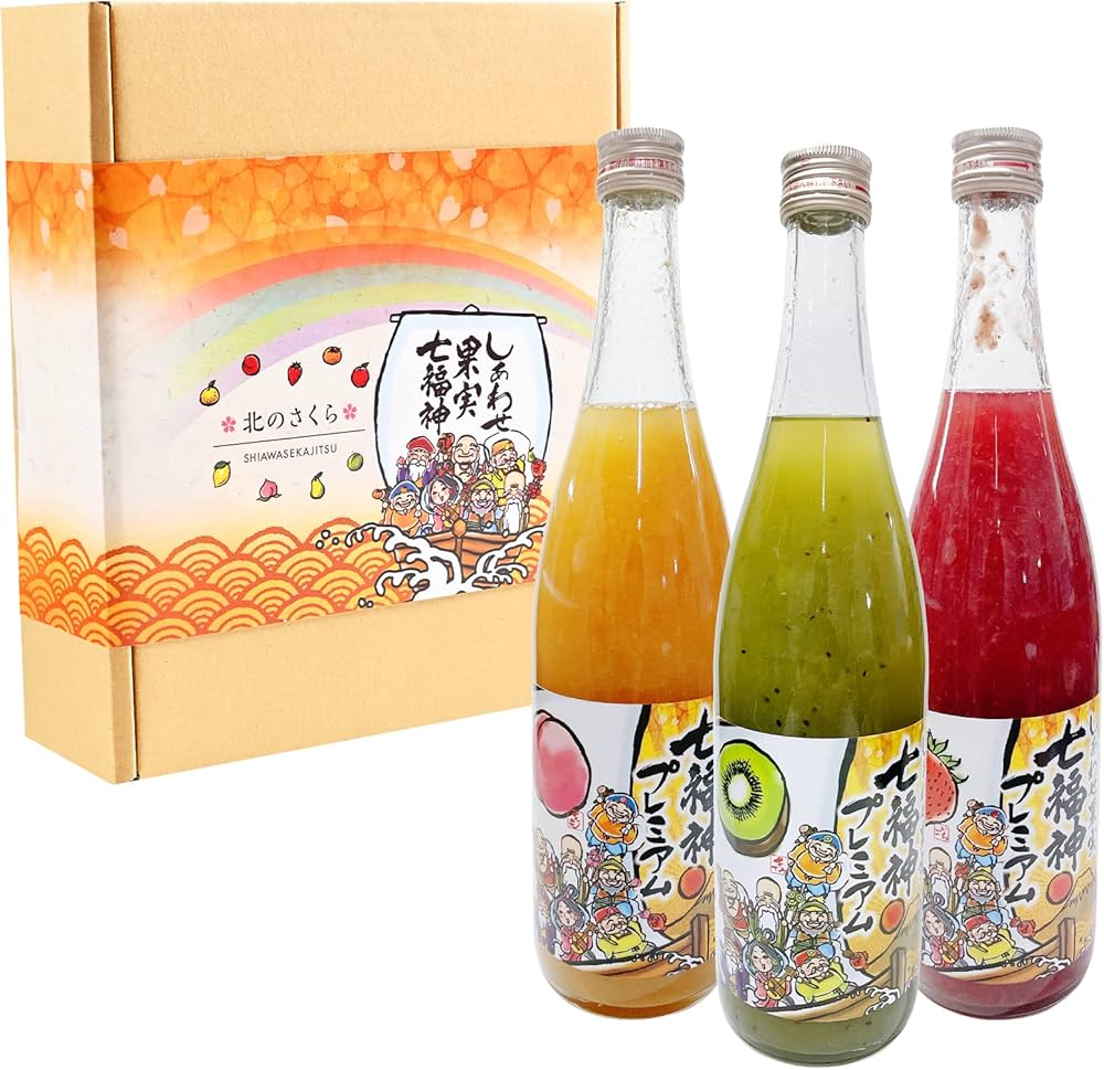 Amazon.co.jp: しあわせ果実 七福神プレミアム ギフトシリーズ [ギフト