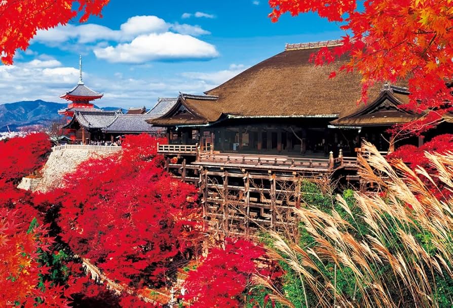 Amazon.co.jp: 1000ピース ジグソーパズル 世界遺産 秋に染まる清水寺