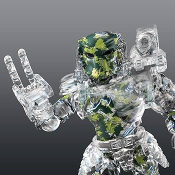 Amazon.co.jp: Mega Contrux ブラックシリーズ クリア 透明 プレデター