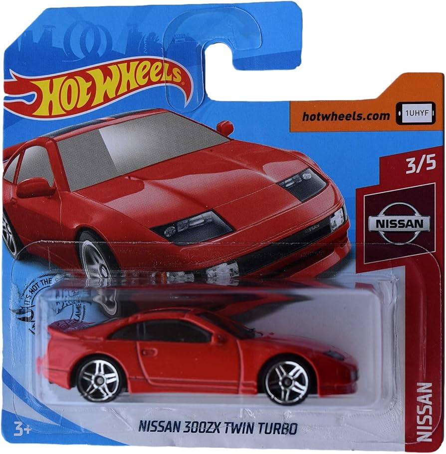 Amazon.com: Hot Wheels Nissan 300zx Twin Turbo Short Card, red