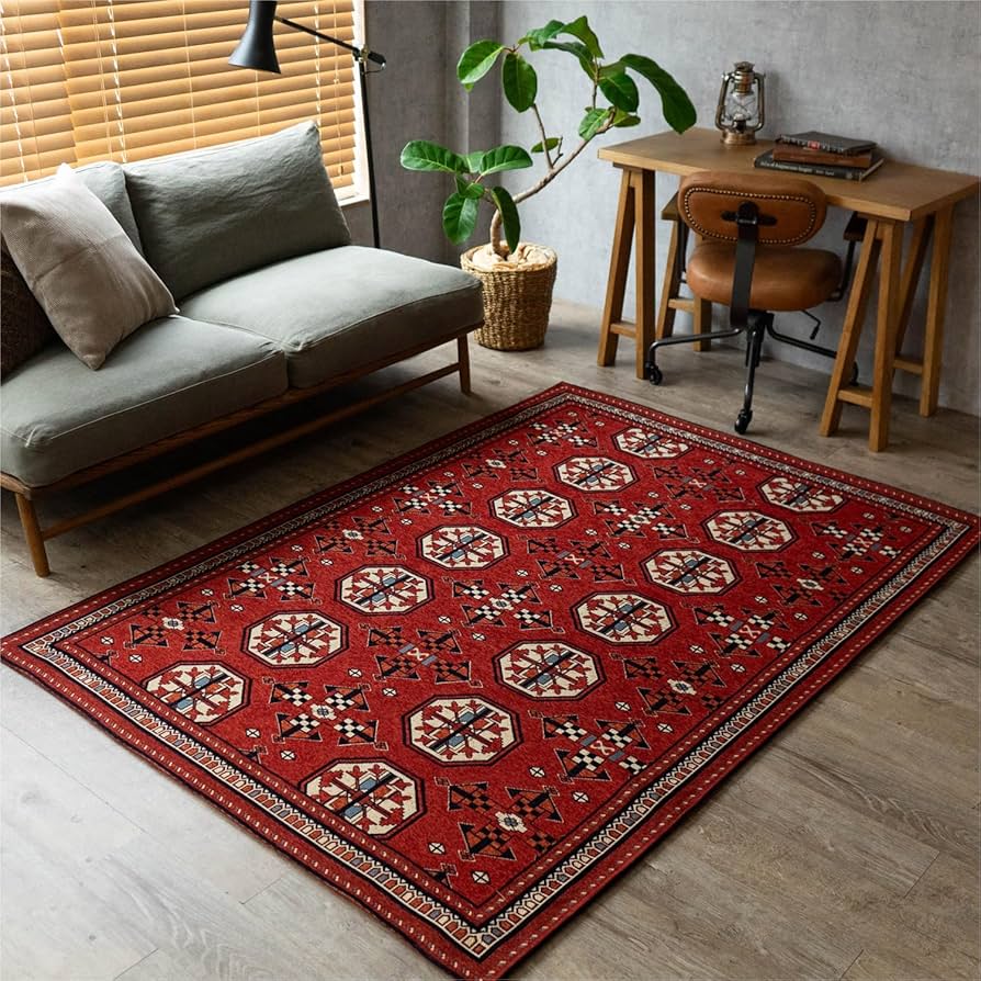 Amazon | サヤンサヤン カルド ボハラ トルクメン風 ラグ カーペット