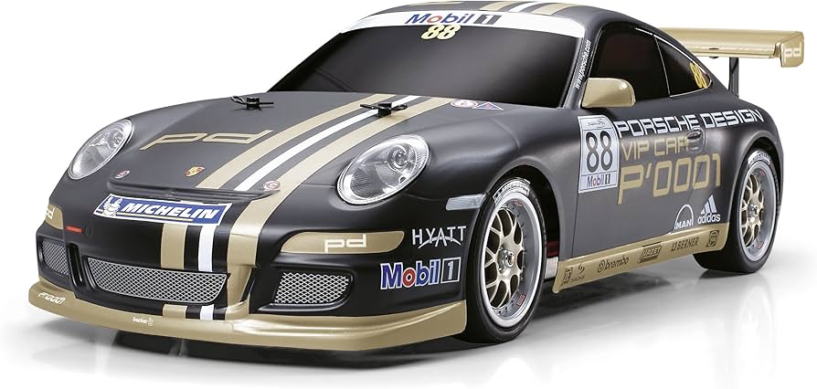 電動RC4WDレーシングカー ポルシェ911GT3カップカー プロポ サーボ付き