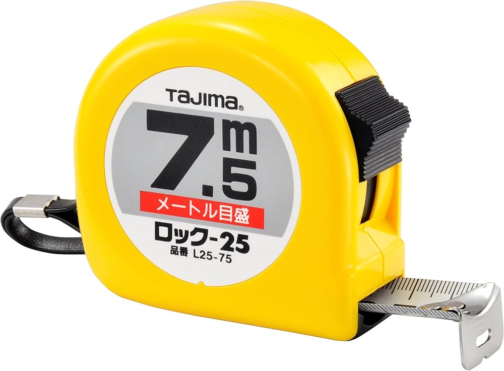 Amazon.co.jp: タジマ(Tajima) コンベックス 7.5m×25mm ロック25