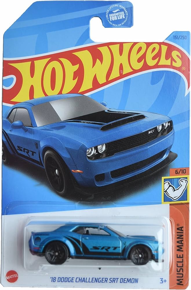 Amazon.com: Hot Wheels '18 Dodge Challenger SRT Demon, Muscle