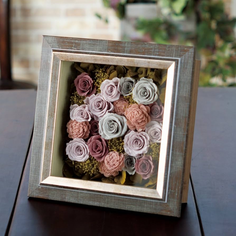 Amazon｜大地農園 日本製 プリザーブドフラワー ソフトピラミッド