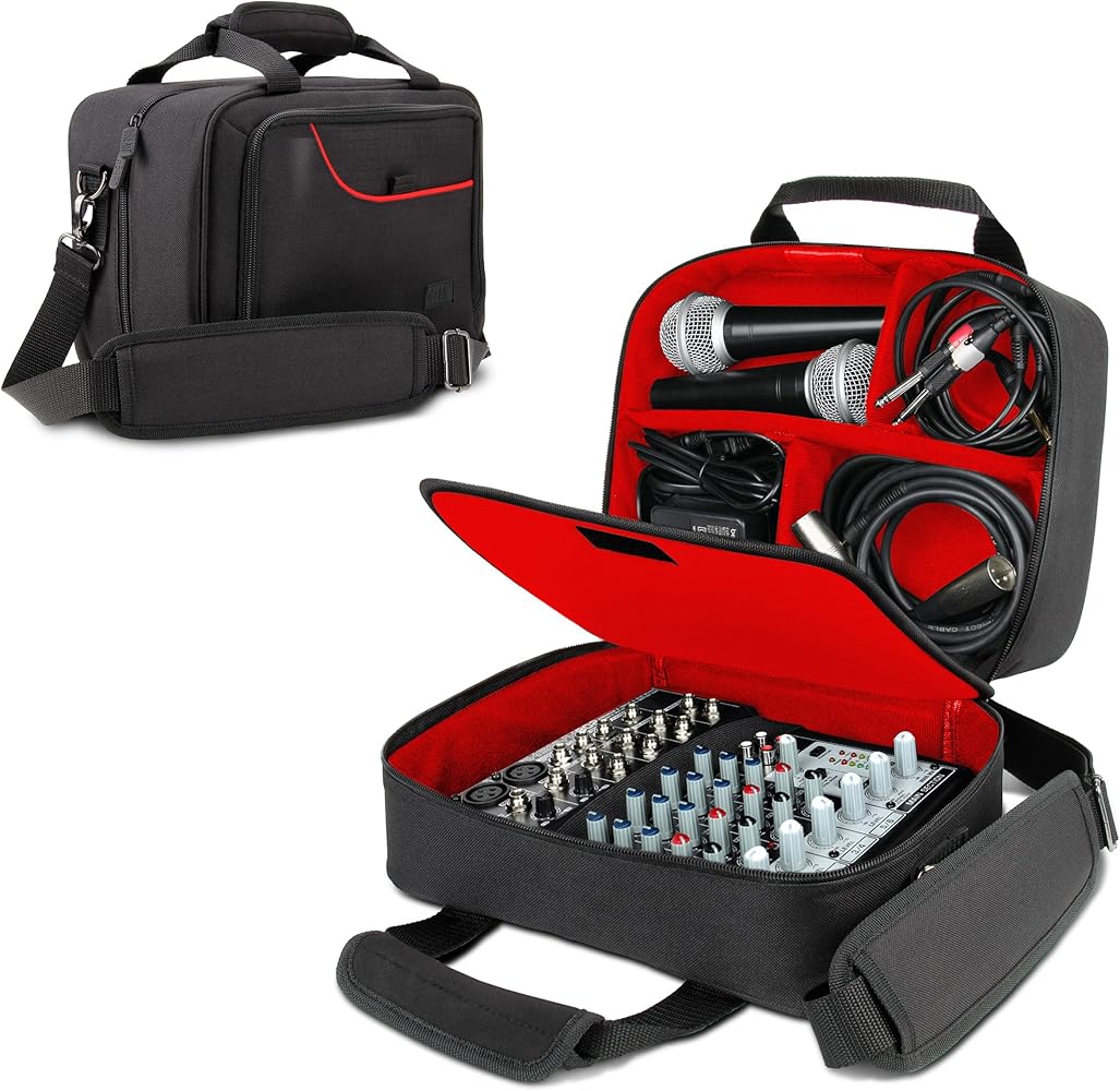 Amazon.com: USA Gear DJ Mixer Case - Compact Audio Channel Mixer