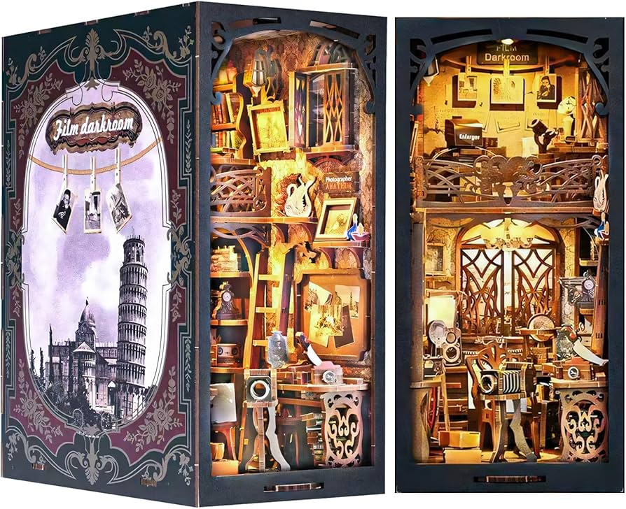 Amazon | CRESYMME ブックヌック ドールハウス リーズ ミニチュア