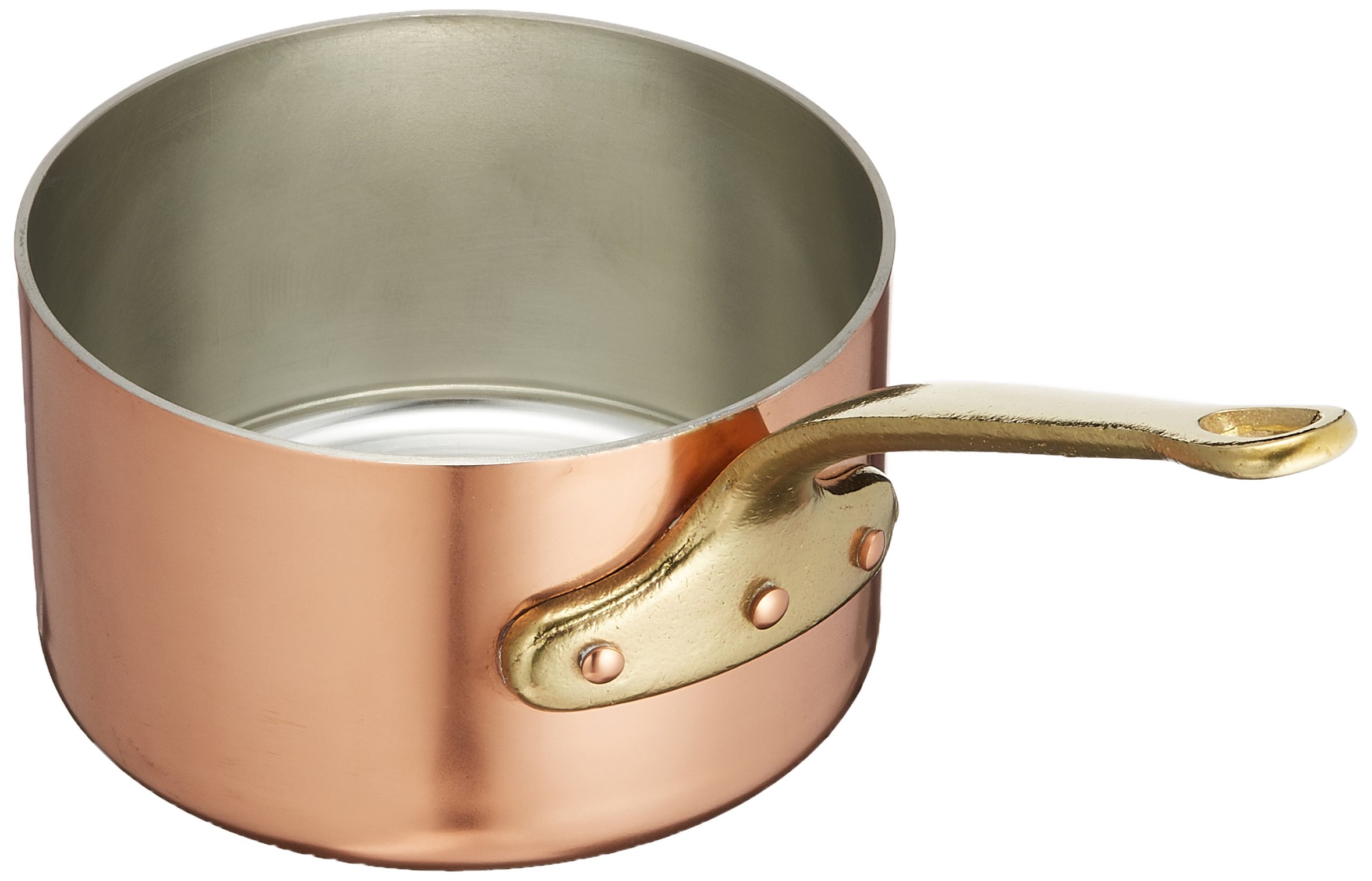 Amazon｜遠藤商事 業務用 エトール 片手深型鍋 18cm 銅・真鍮・錫 日本