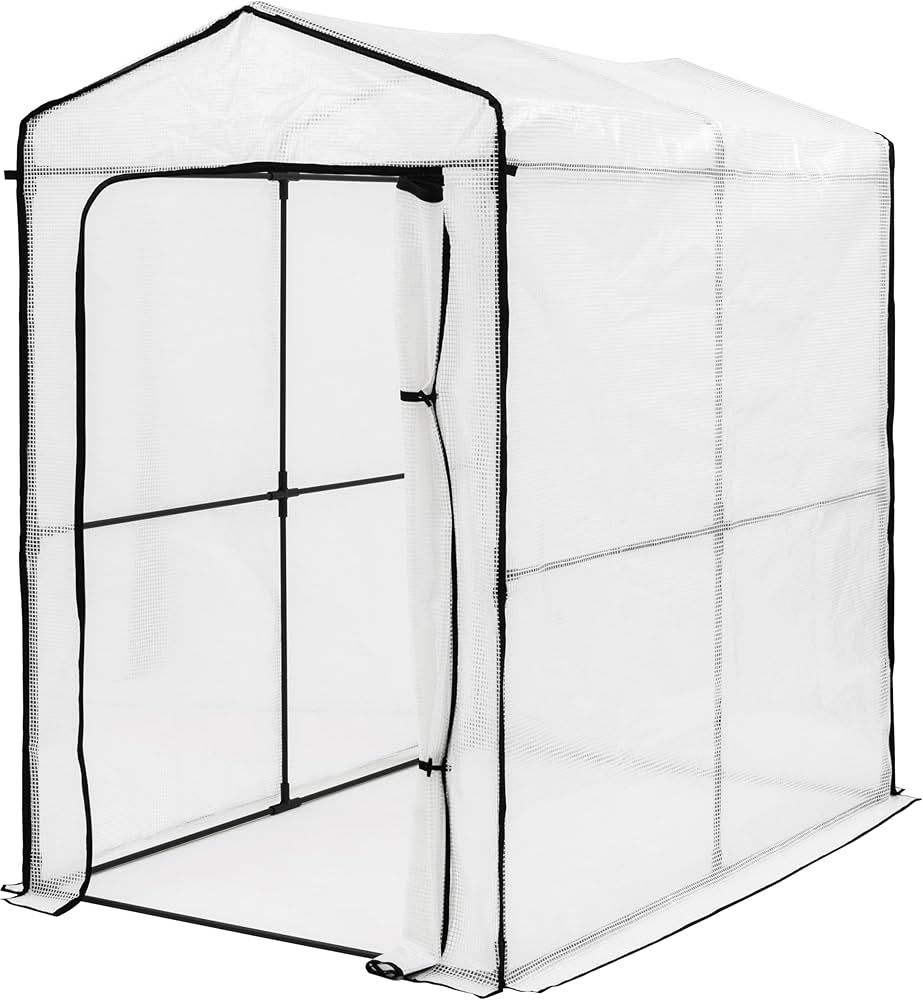 Amazon.co.jp: タカショー ビニールハウス ウォークイン温室 特大 W122