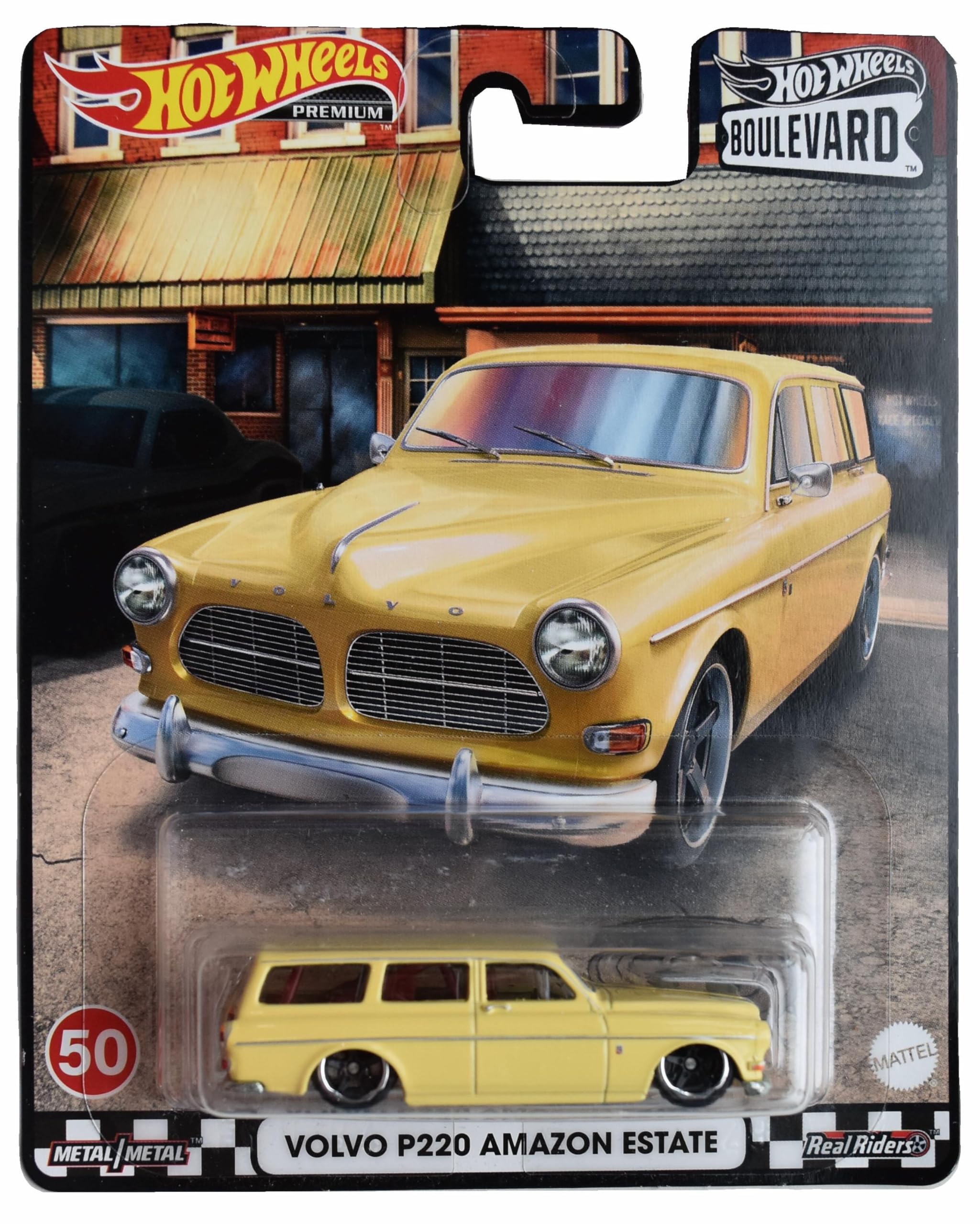 Amazon.com: Hot Wheels Volvo P220 Amazon Estate, Boulevard [Yellow