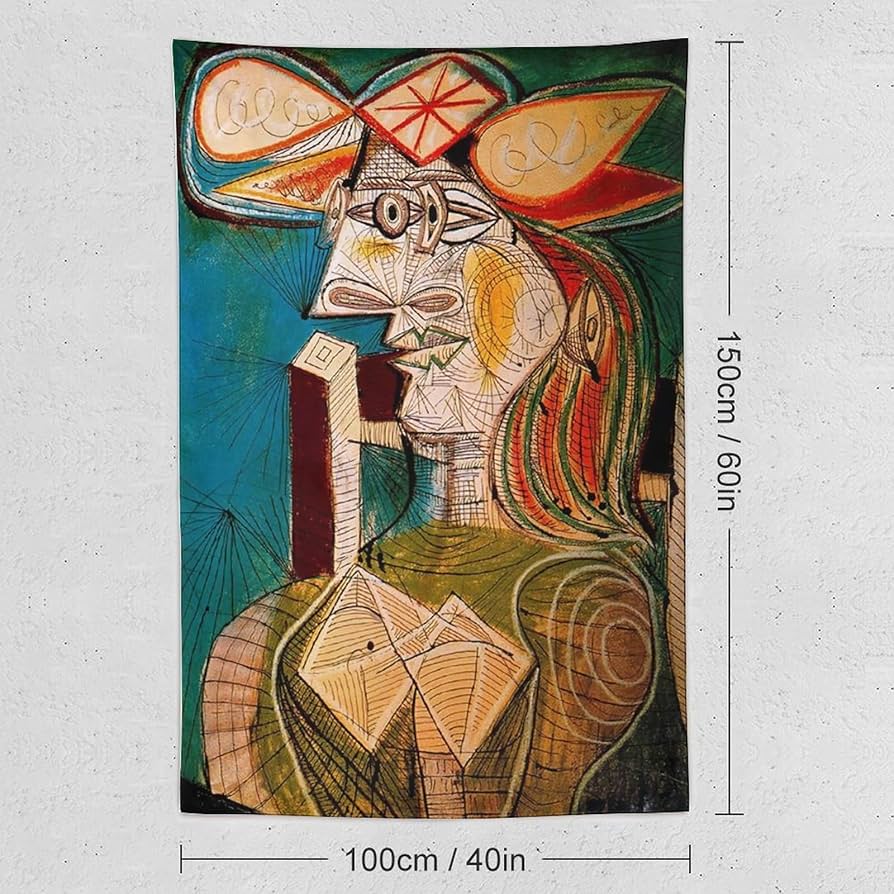 Amazon.co.jp: Pablo Picasso パブロ・ピカソ(木の椅子に座る女性)有名