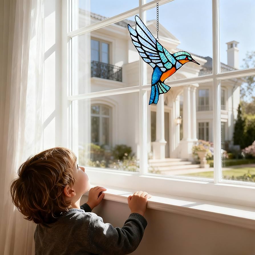 Amazon.co.jp: Alivagar ステンド グラス 窓掛け サン カッチャー飾り