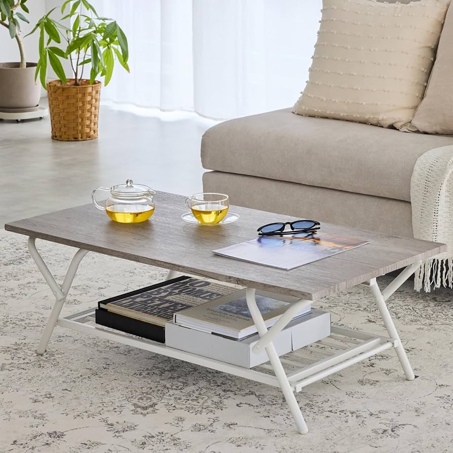 Amazon｜【I'm home掲載】 ローテーブル 一人暮らし 折りたたみ