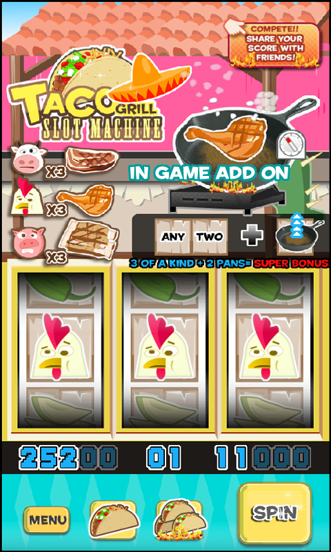 Taco Slot Machine Free - App on Amazon Appstore