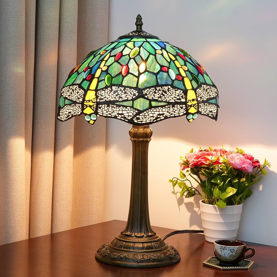 Amazon.co.jp : Byrotson ティファニーランプステンドグラストンボ