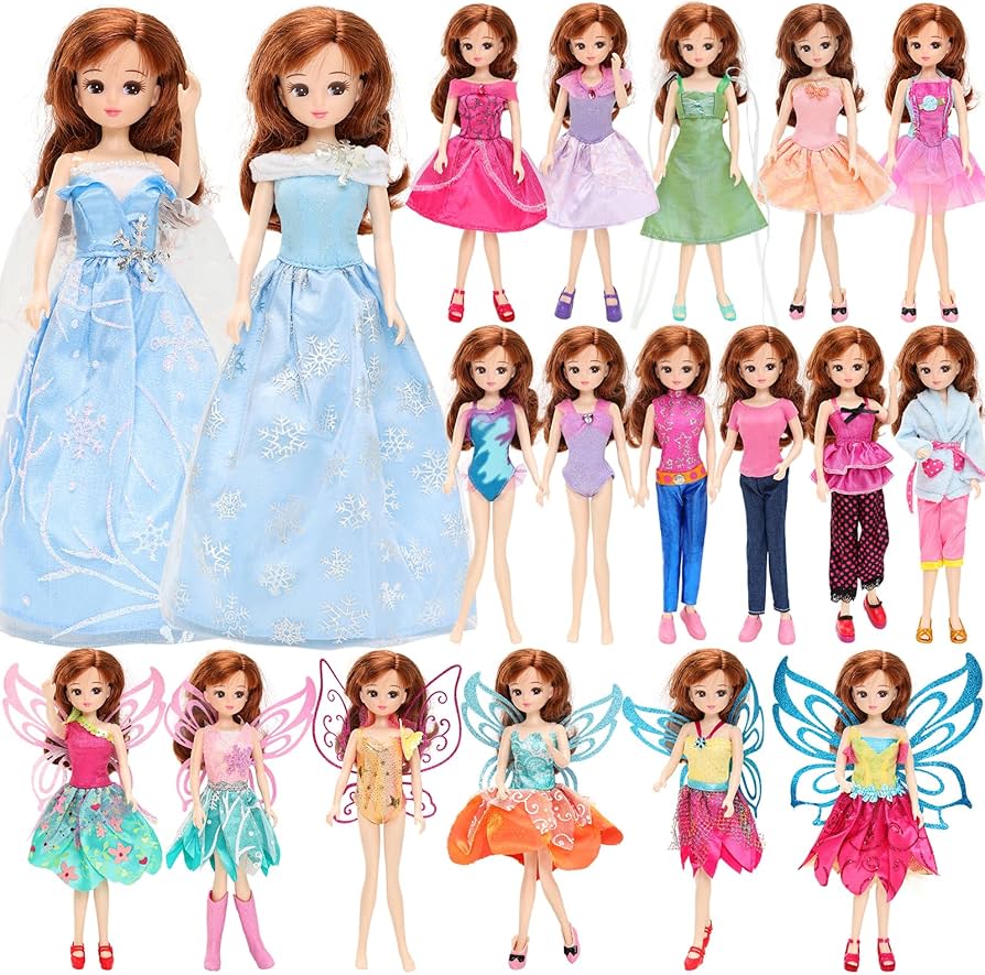 Amazon.co.jp: Barwawa リカちゃん用服 リカちゃん人形用服 22㎝人形用