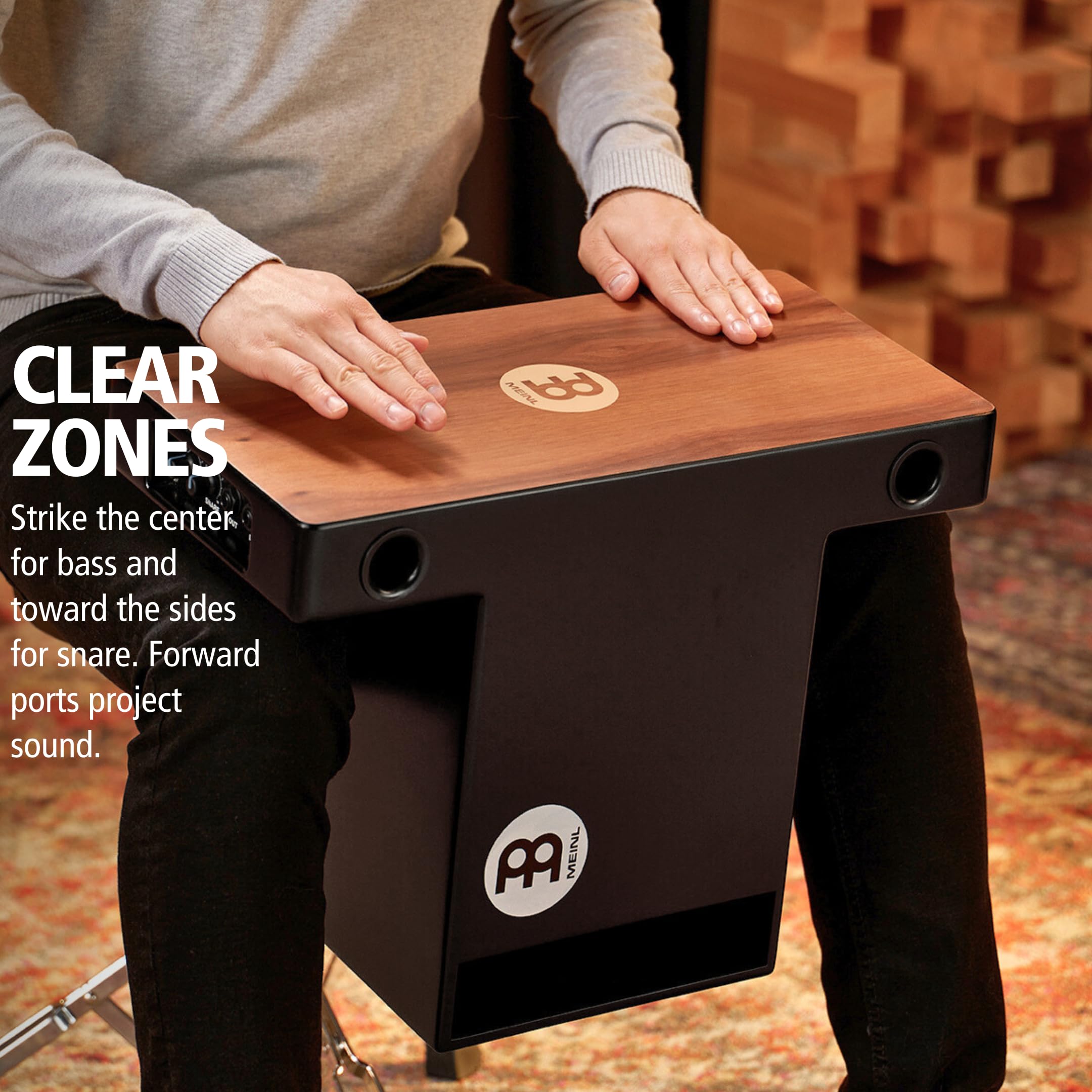 Amazon.com: Meinl Pickup Slaptop Cajon Box Drum with Internal