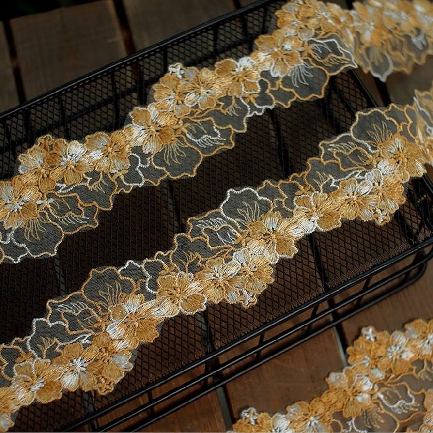 Amazon.co.jp: 刺繍リボン 作り ハンドメイド リボン レースリボン