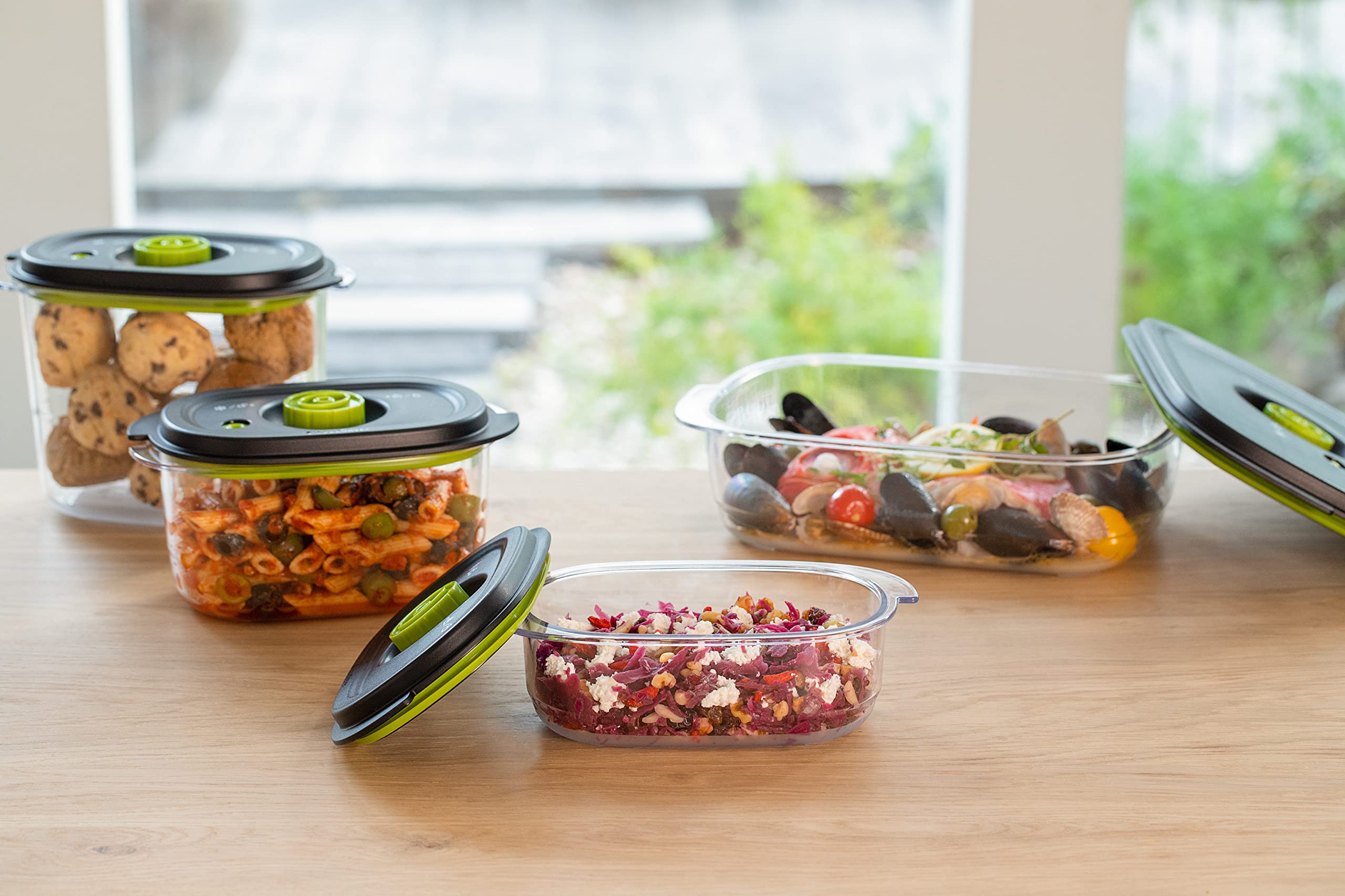 Amazon.co.jp: FoodSaver フードセーバー 真空コンテナ 2400ml 真空