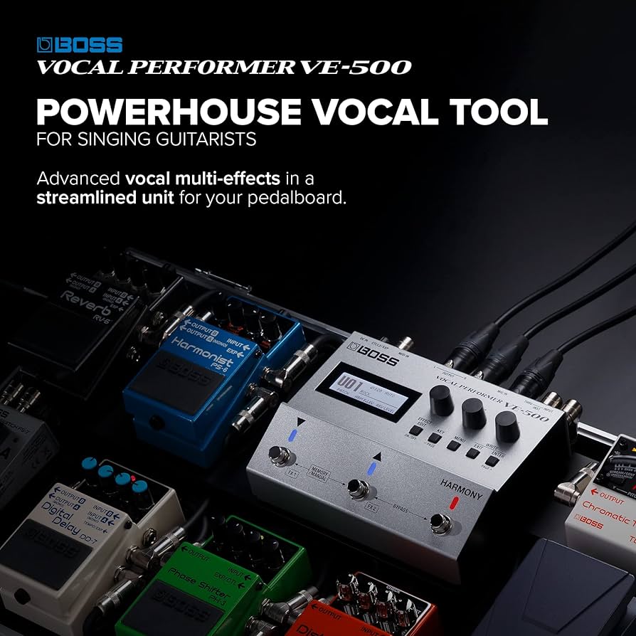Amazon.com: BOSS VE-500 Vocal Performer | Advanced Vocal Multi