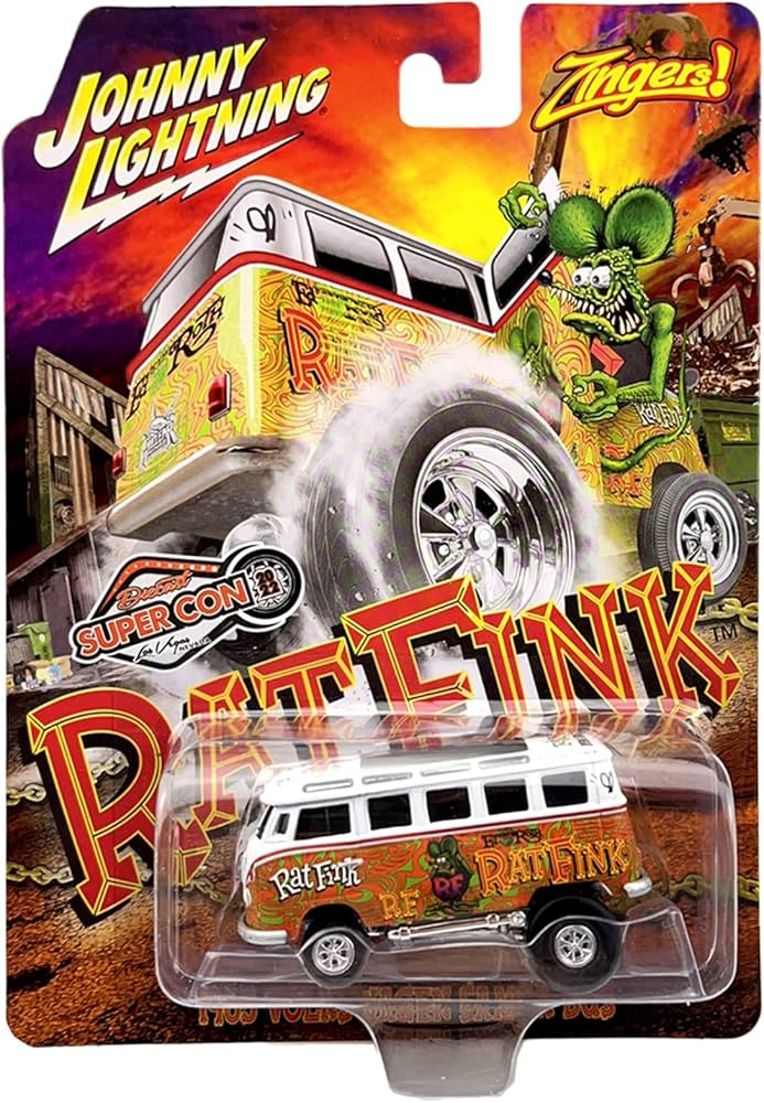 Amazon | ジョニーライトニング(Johnny Lightning) 1:64 Rat Fink 1965