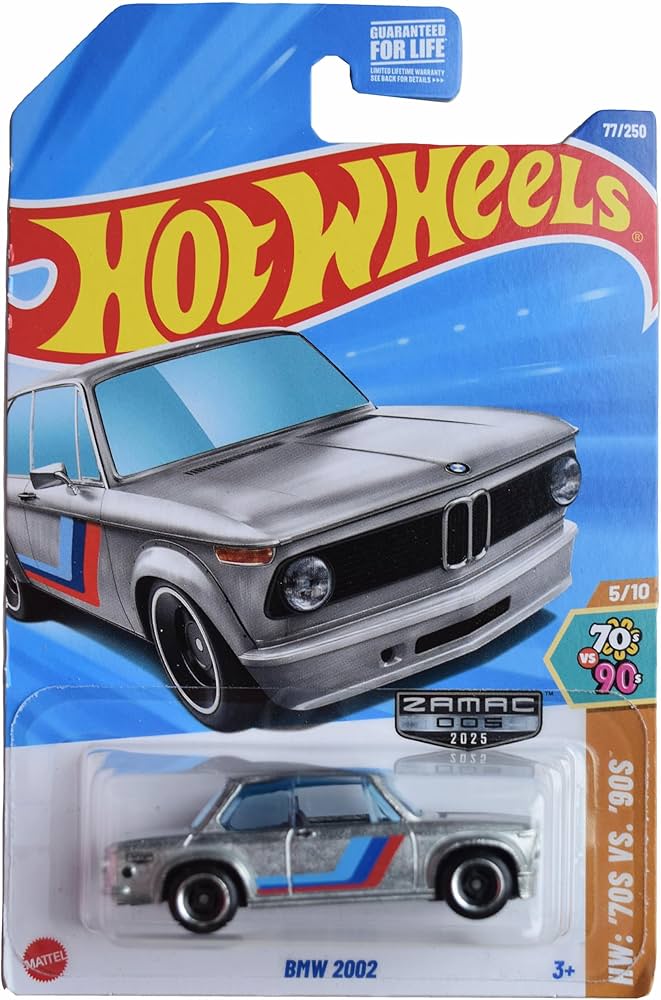 Amazon.com: Hot Wheels Zamac BMW 2002, HW '70s Vs '90s 5/10